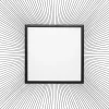 Spiegel Dimension Square Schwarz 91X91Cm