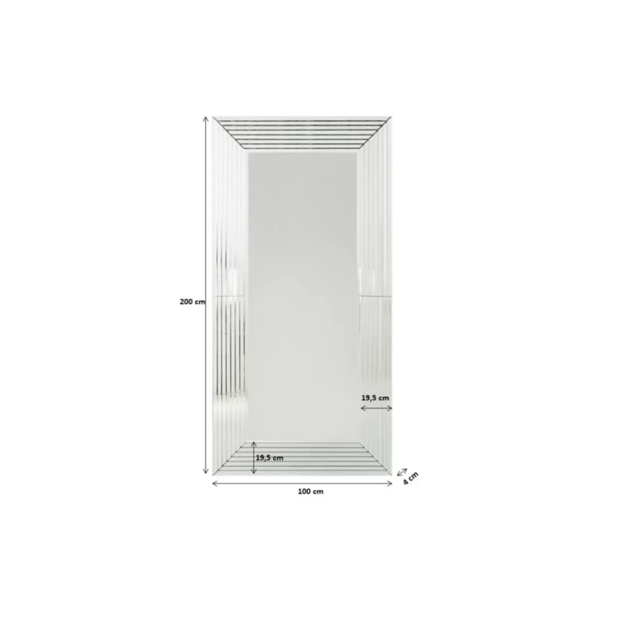 Spiegel Linea 100X200Cm