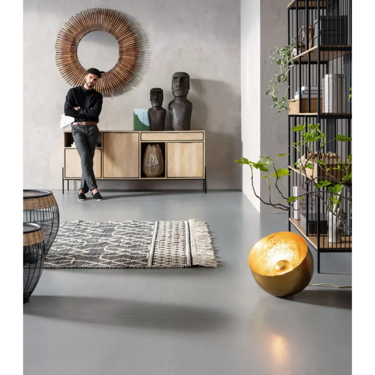 Spiegel Sunlight O120Cm