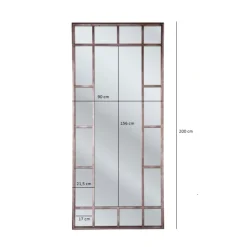 Spiegel Window Iron 200X90Cm