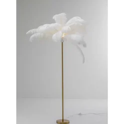 Stehleuchte Feather Palm Weis 165Cm
