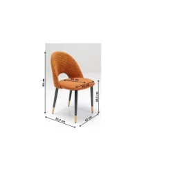 Stuhl Hudson Orange