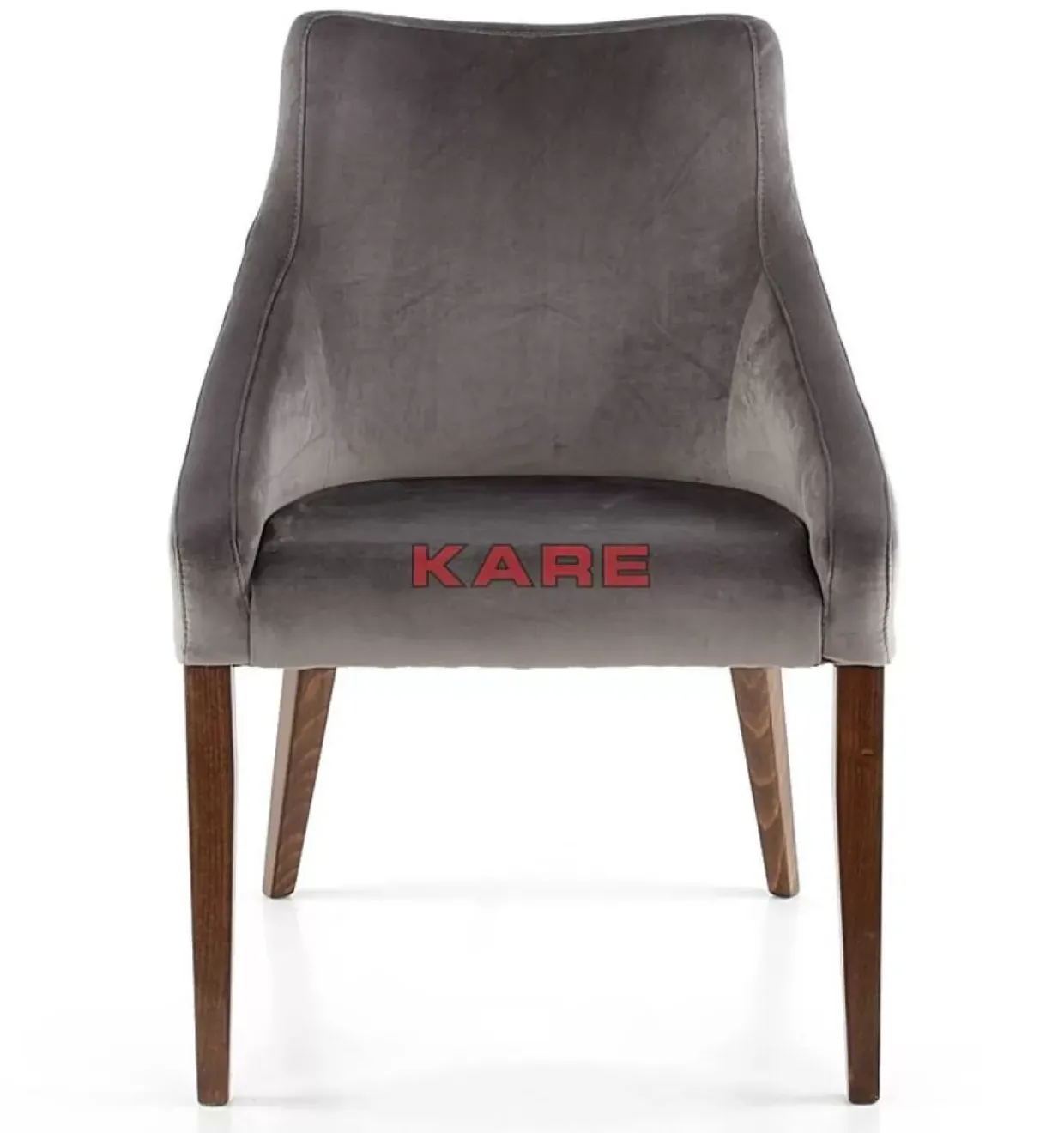 Stuhl Mode Velvet Grau