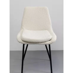 Stuhl West Side Boucle Creme