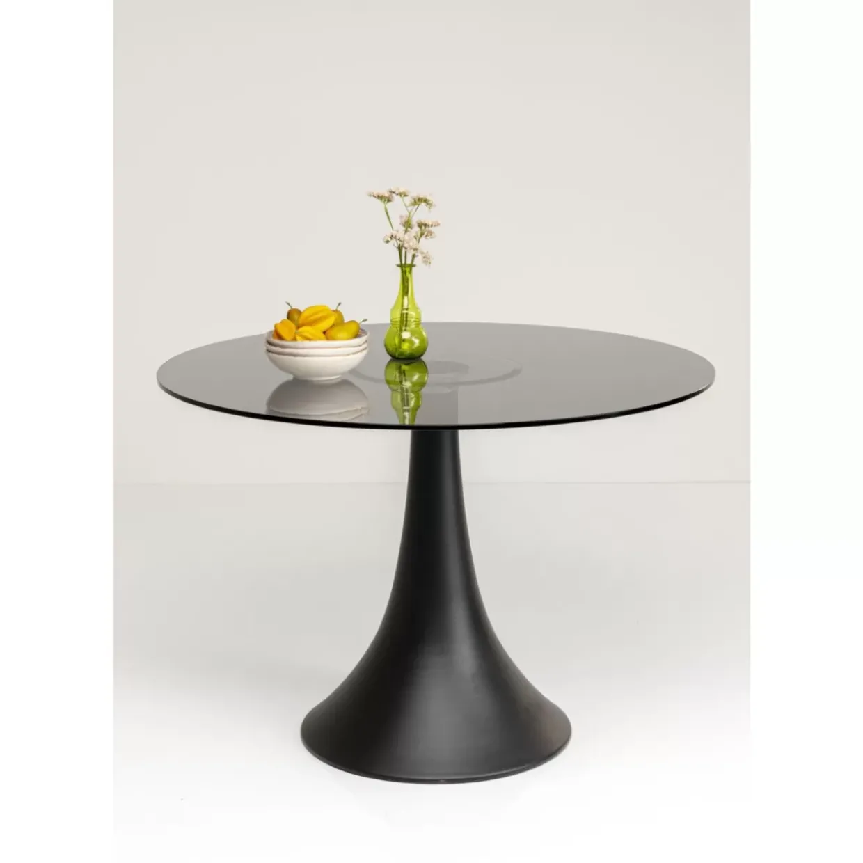 Tisch Grande Possibilita Smoke Glas O110Cm