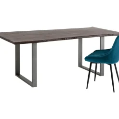 Tisch Harmony Dunkel Rohstahl 180X90