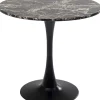 Tisch Schickeria Marmor Schwarz O80Cm