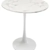 Tisch Schickeria Marmoroptik Weis O80Cm