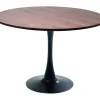 Tisch Schickeria Walnuss Schwarz O110Cm