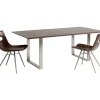 Tisch Symphony Dunkel Chrom 180X90
