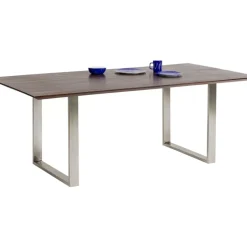 Tisch Symphony Dunkel Chrom 180X90