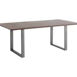 Tisch Symphony Dunkel Rohstahl 180X90