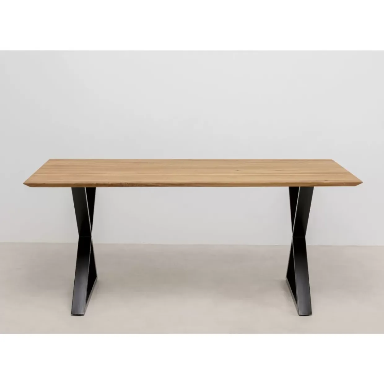 Tisch Symphony Eiche Cross Schwarz 180X90Cm