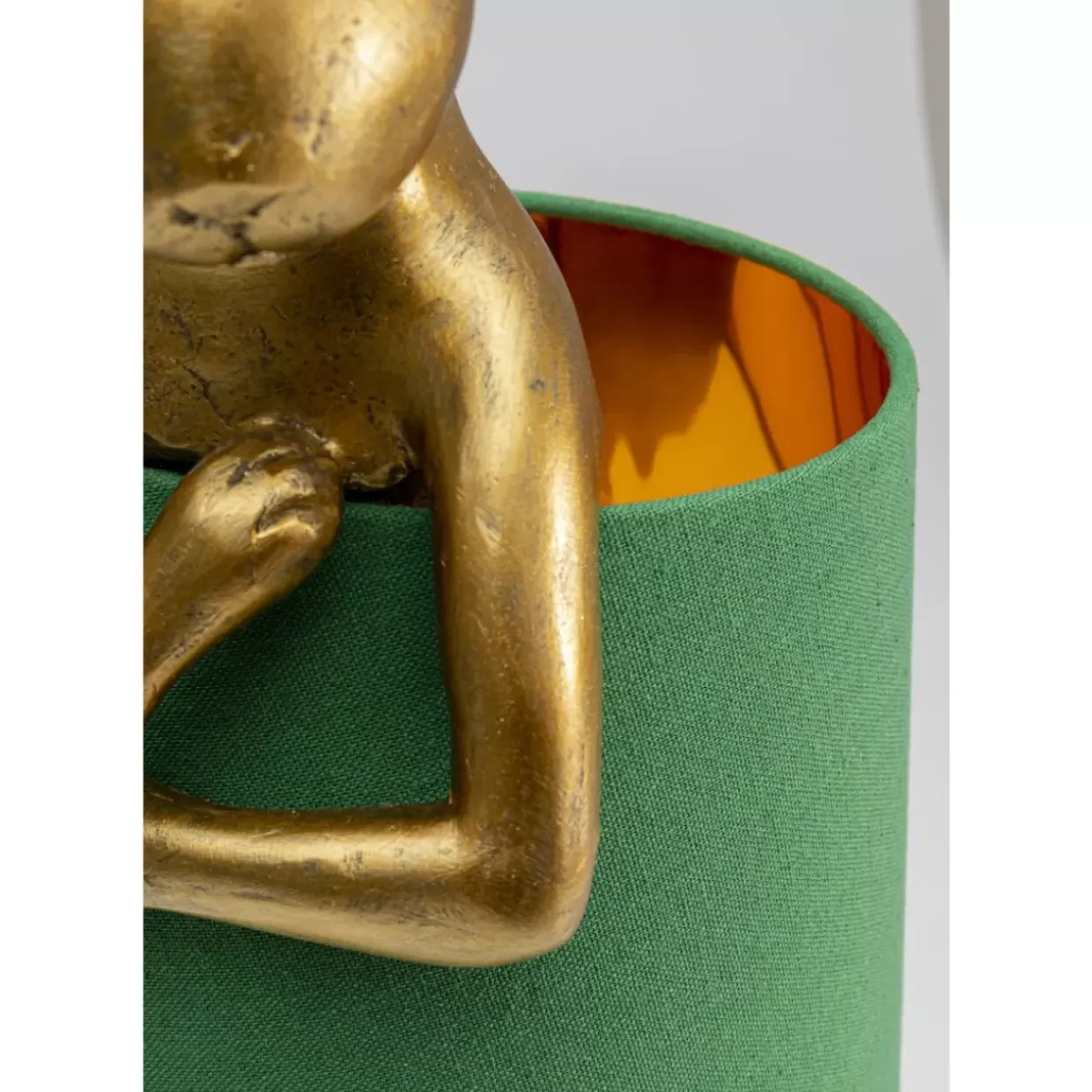 Tischleuchte Animal Rabbit Gold/Grun 68Cm