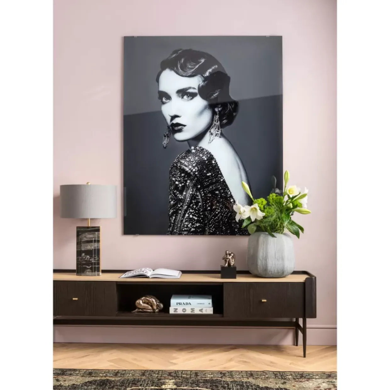 Tischleuchte Charleston Marble 69Cm