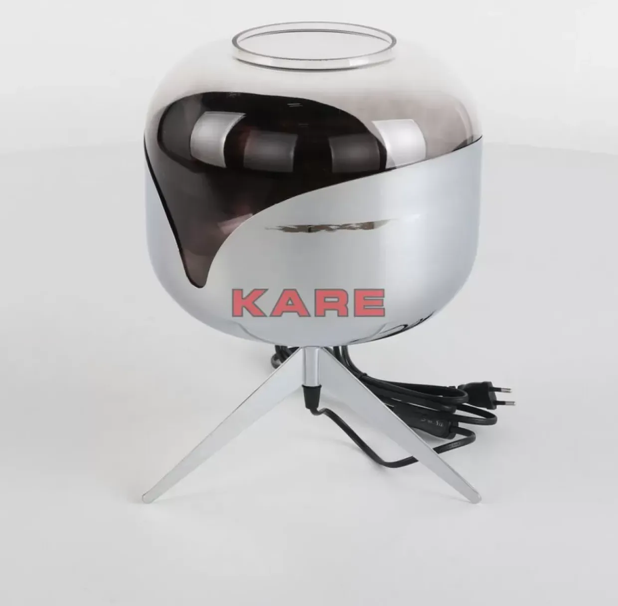 Tischleuchte Chrome Goblet Ball