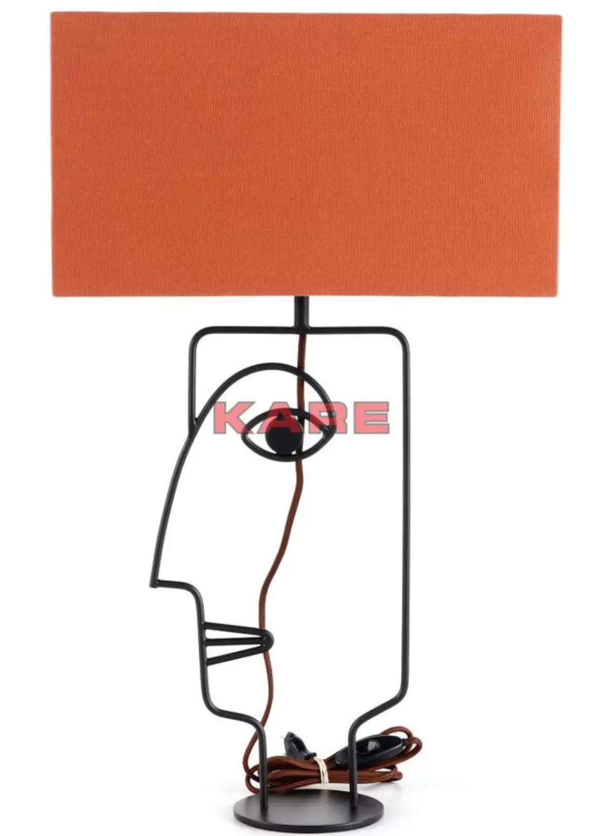 Tischleuchte Face Wire Orange