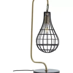 Tischleuchte Golden Cage Drop