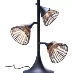 Tischleuchte Rattan Tre