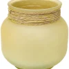 Vase Isola Storm Gelb 18Cm
