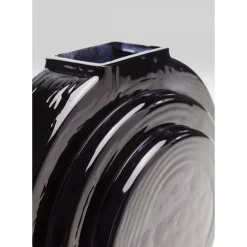 Vase Las Vegas Disc Schwarz