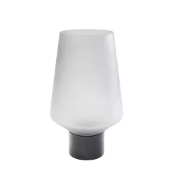 Vase Noble Ring Grau Matt 26Cm