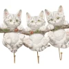 Wandhaken Three Mini Cats
