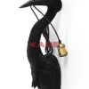 Wandleuchte Animal Heron Schwarz 26X62Cm