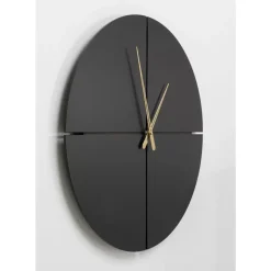 Wanduhr Andrea Schwarz O60Cm