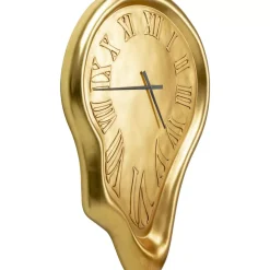 Wanduhr Big Drop Gold 92X127Cm