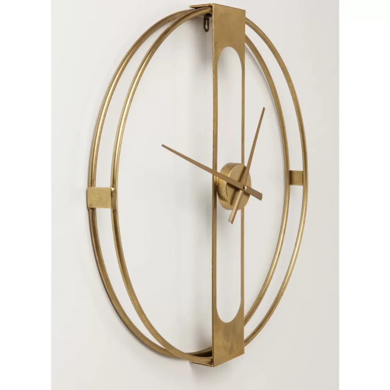 Wanduhr Clip Gold O60Cm