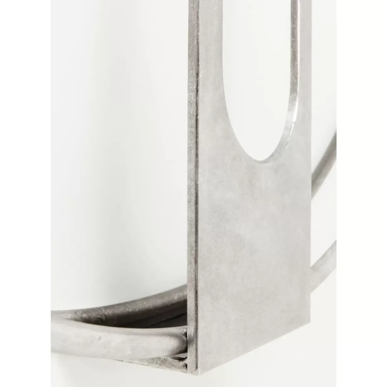 Wanduhr Clip Silber O60Cm