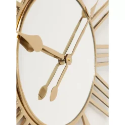 Wanduhr Giant Gold O80Cm