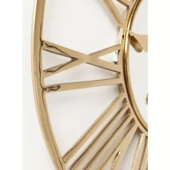 Wanduhr Giant Gold O80Cm
