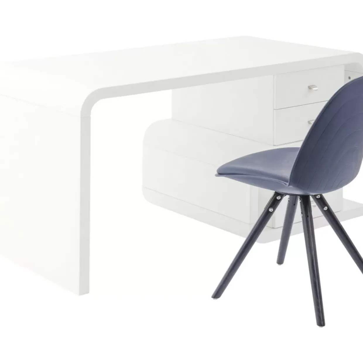 White Club Schreibtisch Snake 150X70Cm