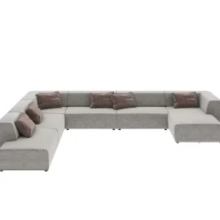 Wohnlandschaft Infinity Miami Grau 417Cm
